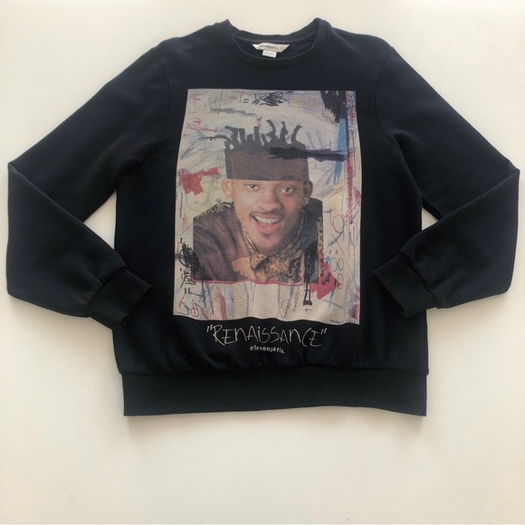 Eleven Paris Black NIWILL Will Smith Sweatshirt Size Small - Picture 1 of 8